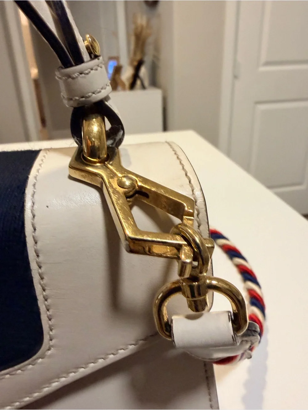 Gucci Sylvie Mini Top Handle Bag with Braided Strap, Dust bag and COA